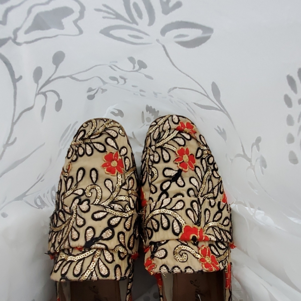 Free People Embroidery Loafers